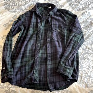 Vintage BDG / Urban Outfitters | Green + Purple Flannel
